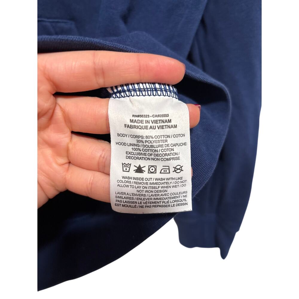 Nike Navy Blue Classic Hoodie Sweatshirt S - Picture 6 of 7